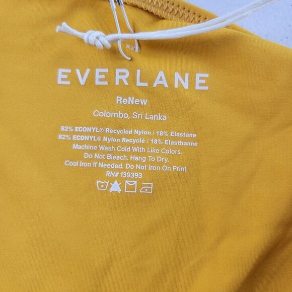 Everlane Bikini Bottom Swimwear Low Rise Solid Classic XXS Yellow Women NWT - Picture 11 of 14